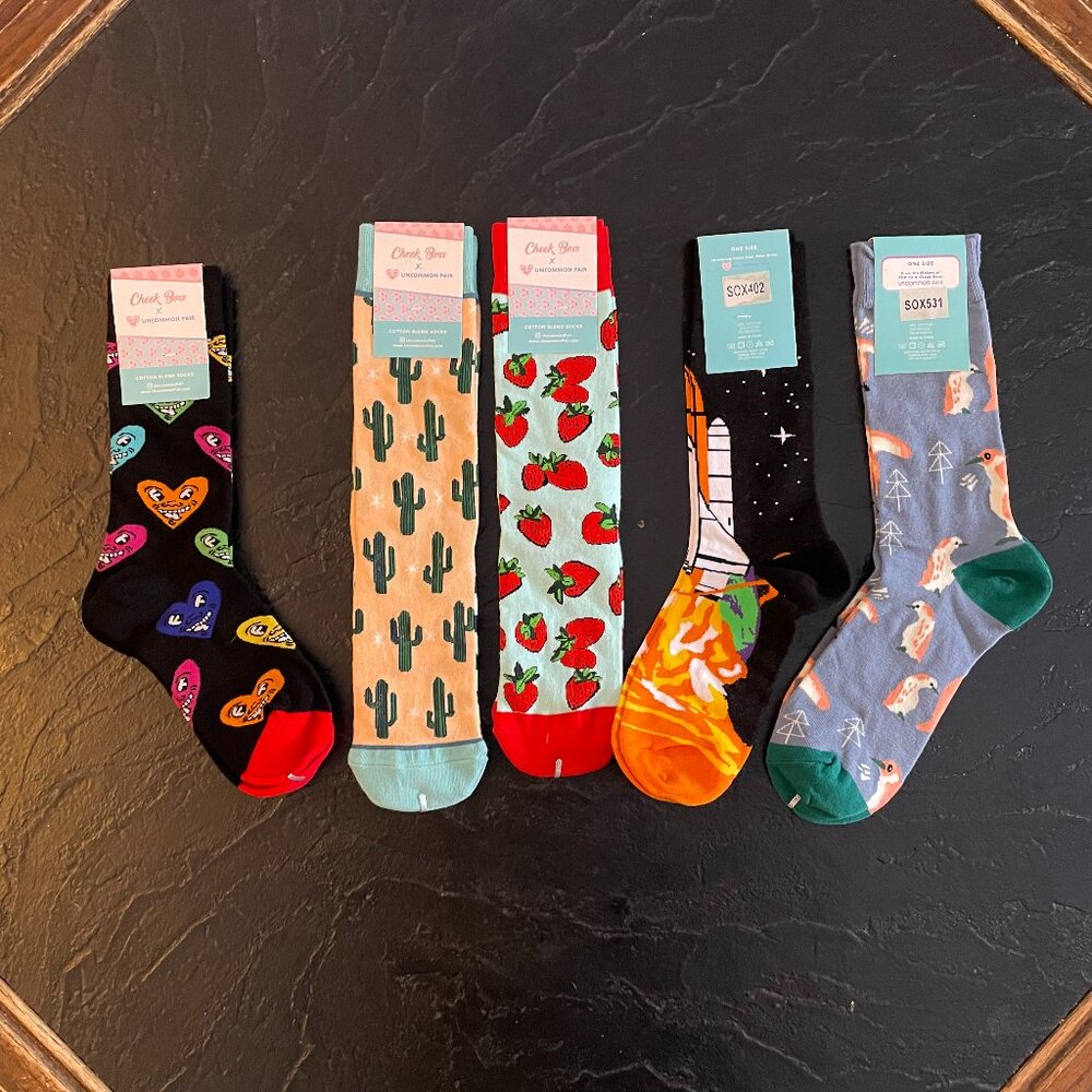 5 pairs of Cheek Boss Socks